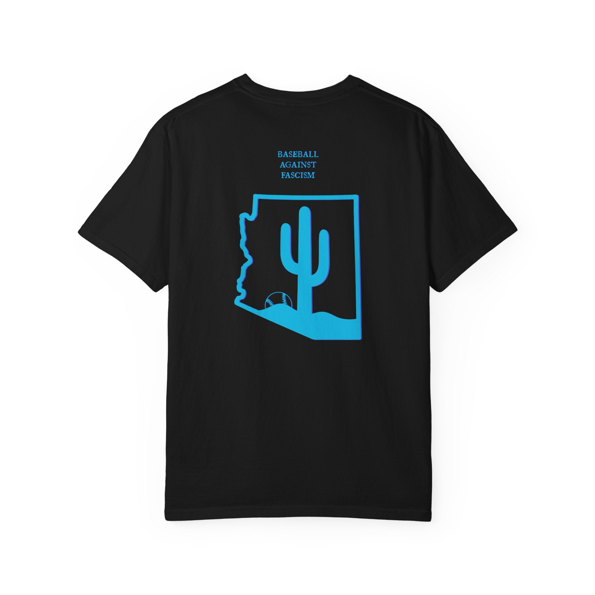 Arizona Baseball Against Fascism Unisex Garment-Dyed T-shirt