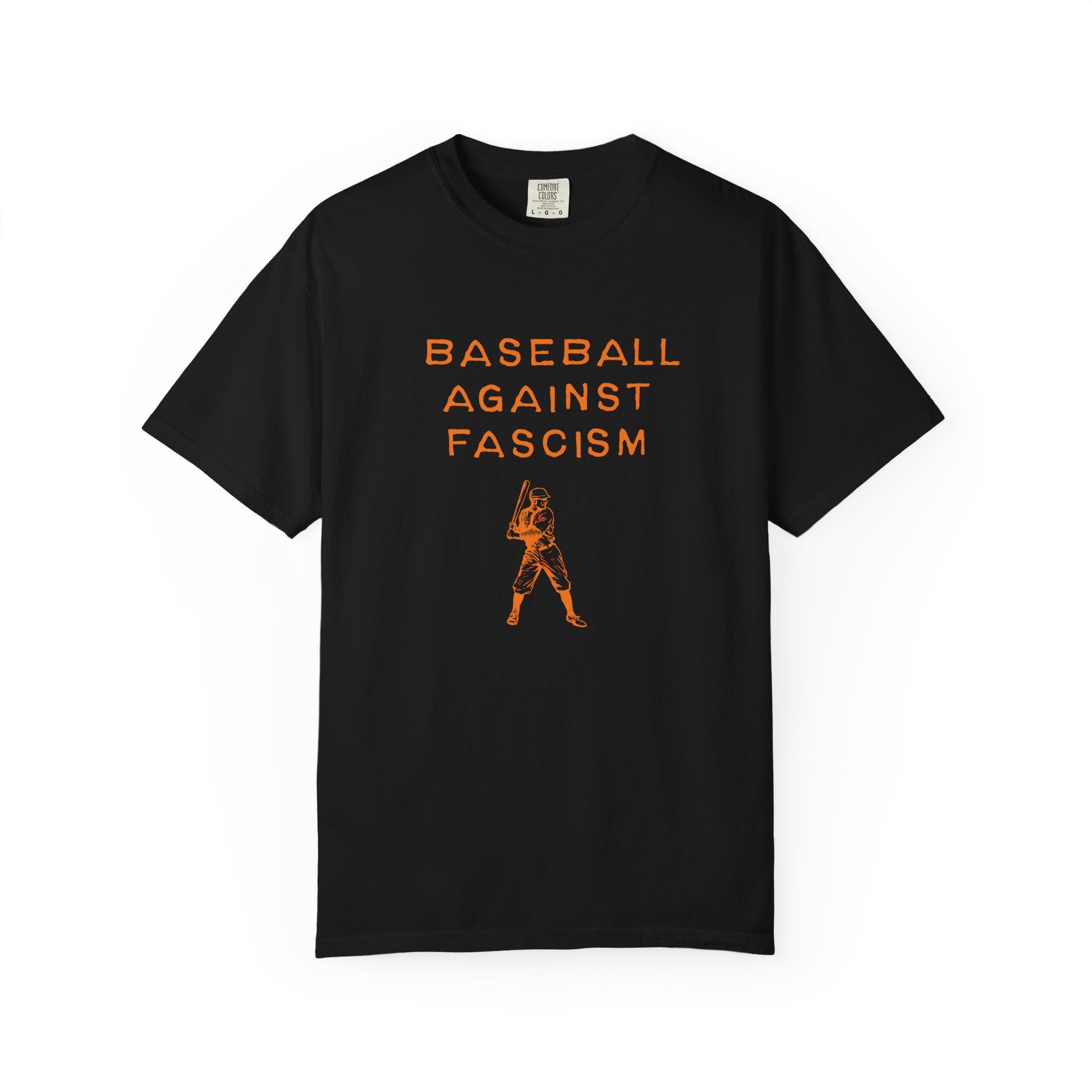Baseball Against Fascism, Big Apple Night, Unisex Garment-Dyed T-shirt