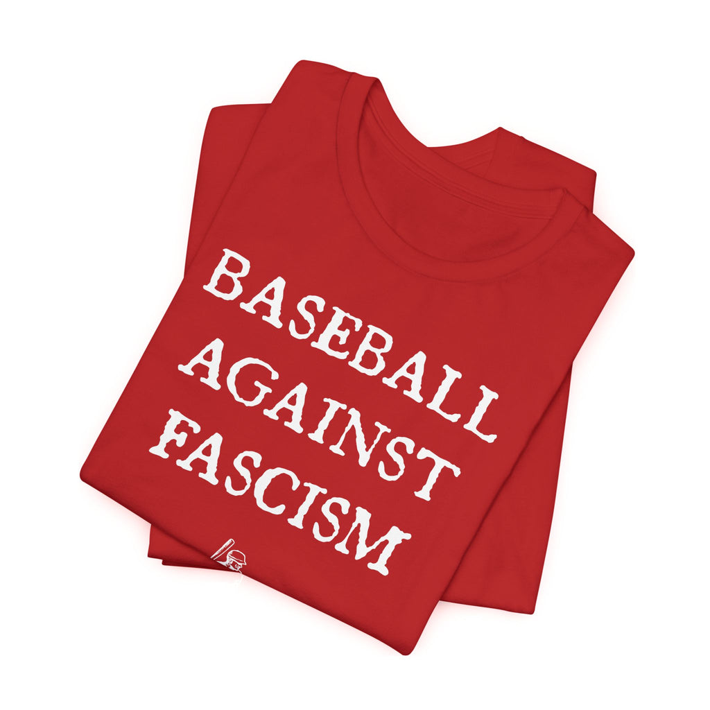 Baseball Against Fascism Unisex Jersey Short Sleeve Tee