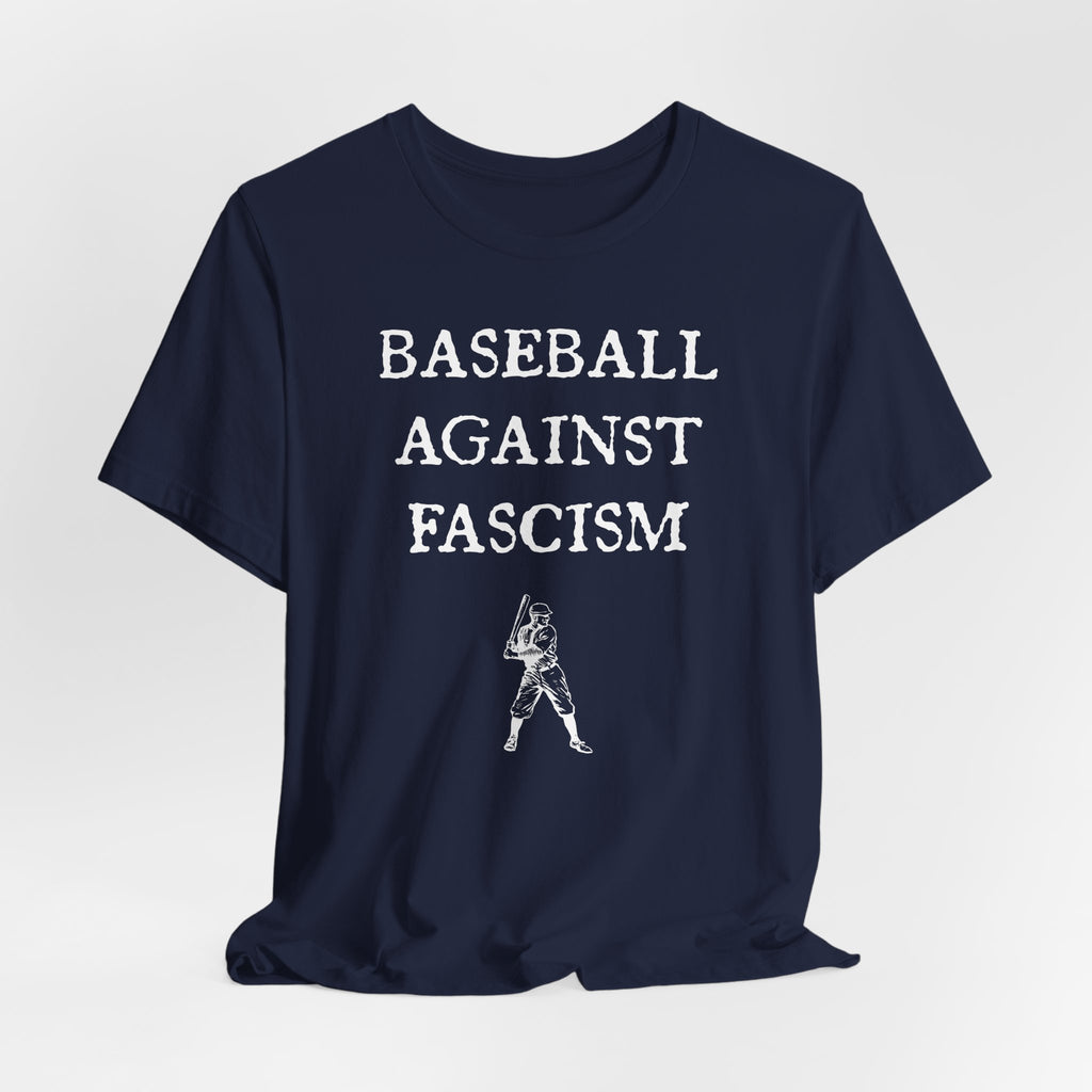 Baseball Against Fascism Unisex Jersey Short Sleeve Tee