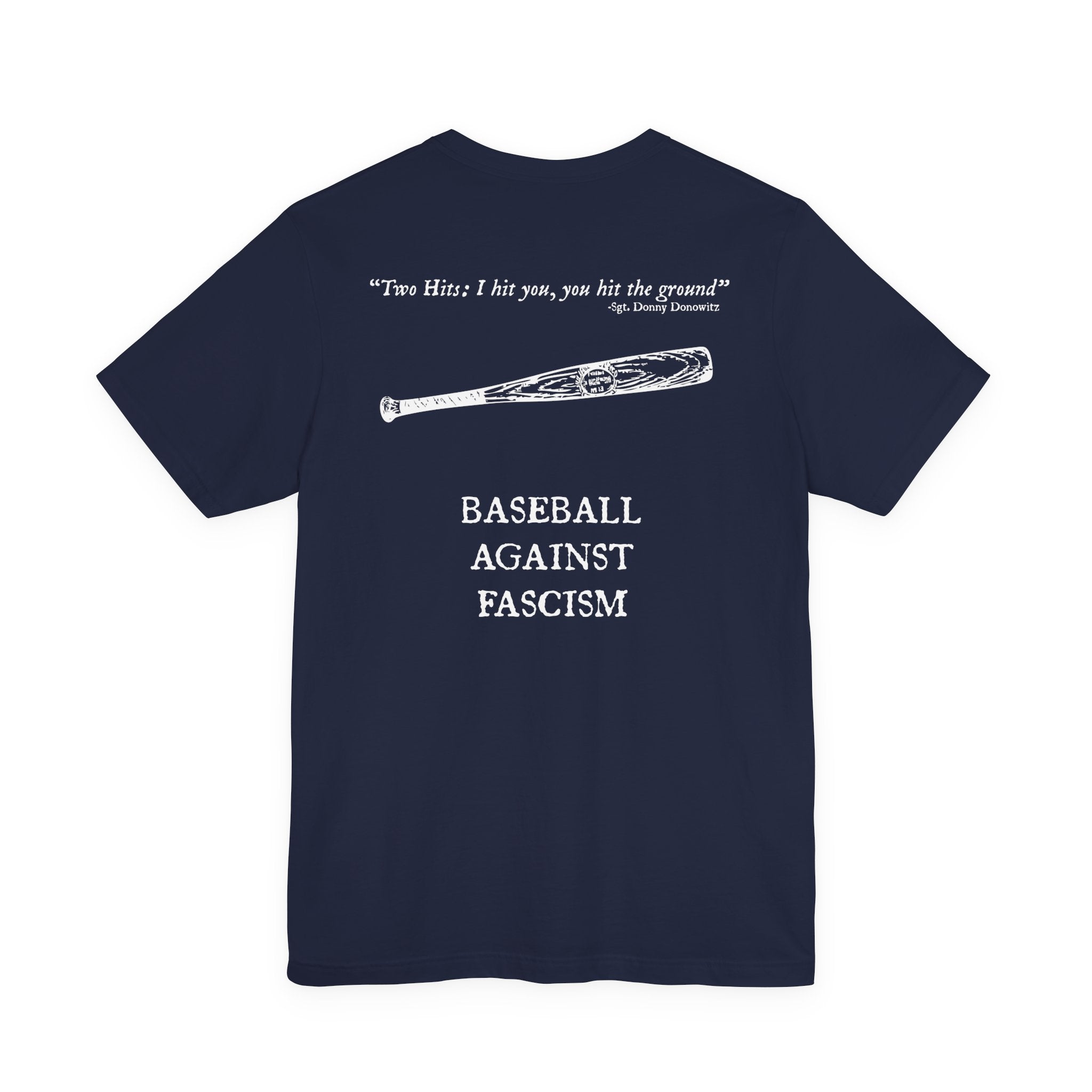 Baseball Against Fascism Unisex Jersey Short Sleeve Tee