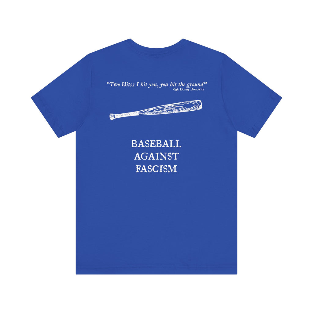 Baseball Against Fascism Unisex Jersey Short Sleeve Tee