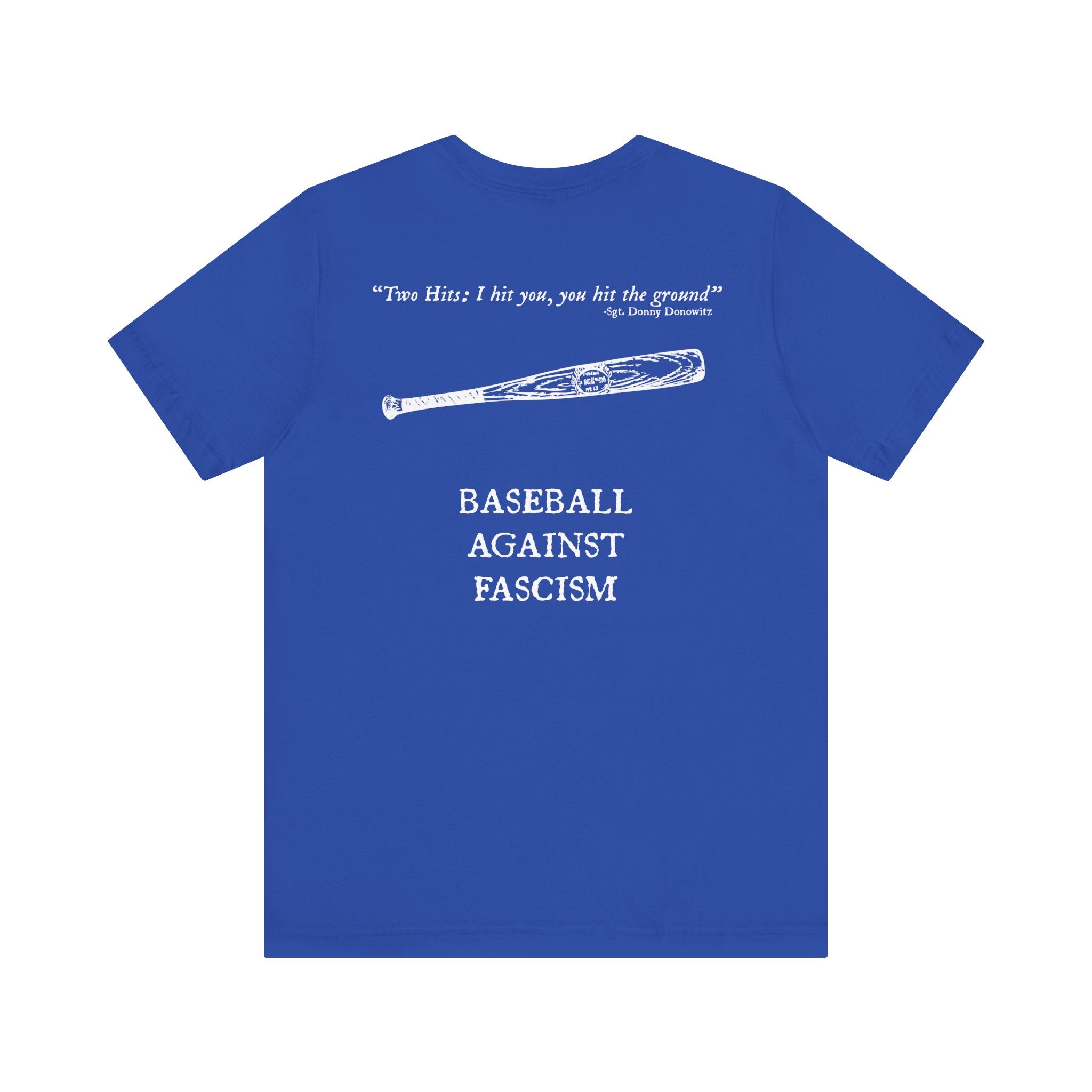 Baseball Against Fascism Unisex Jersey Short Sleeve Tee