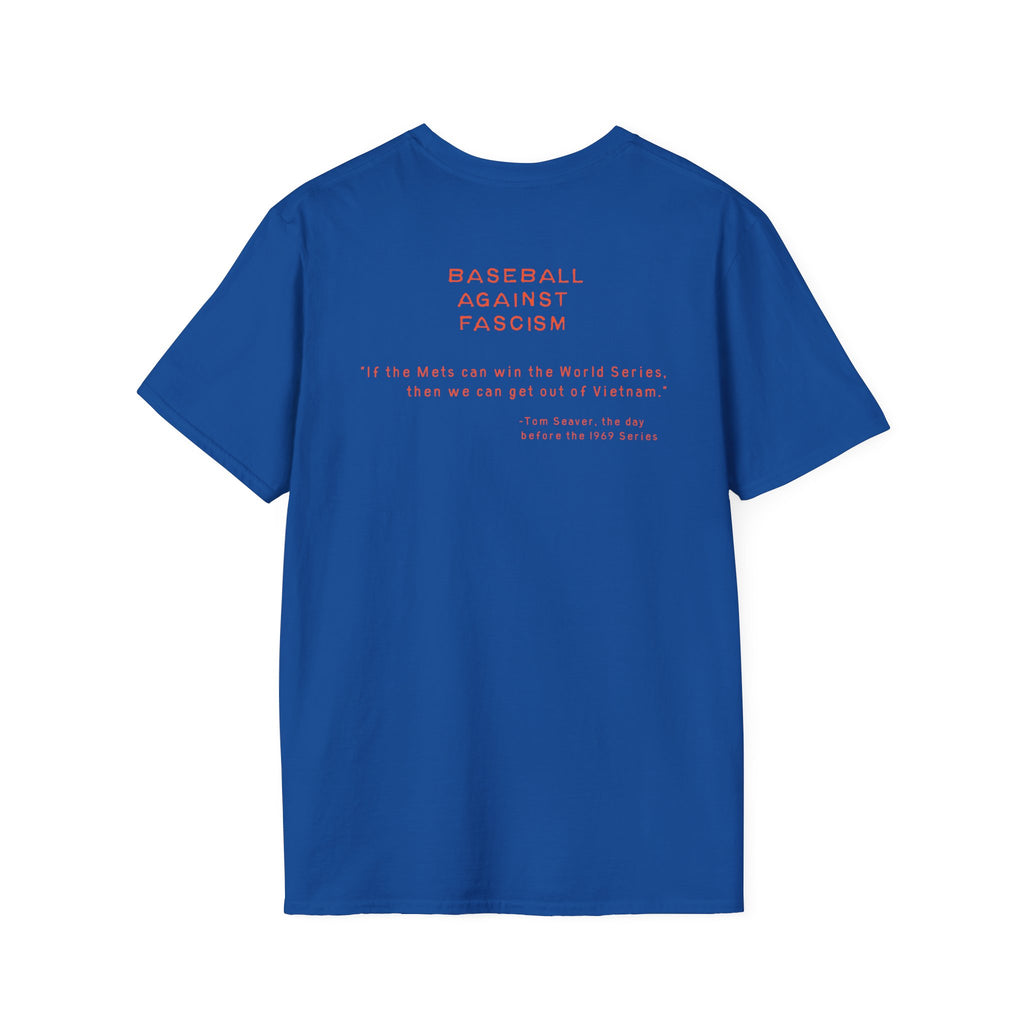 Baseball Against Fascism Big Apple Edition Unisex Softstyle T-Shirt