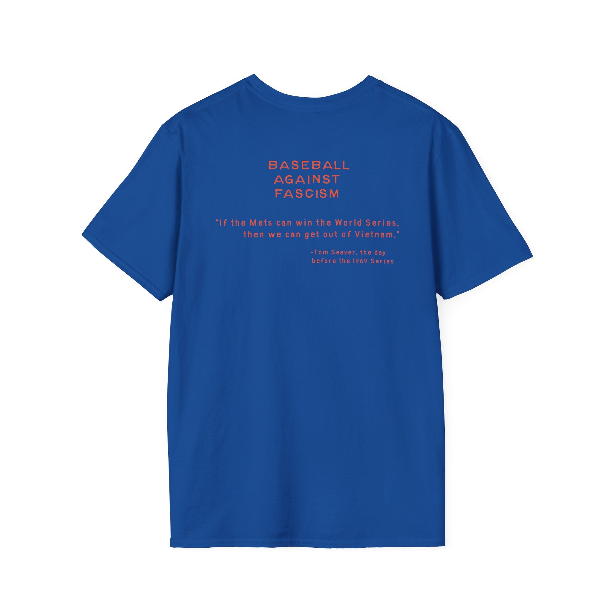 Baseball Against Fascism Big Apple Edition Unisex Softstyle T-Shirt