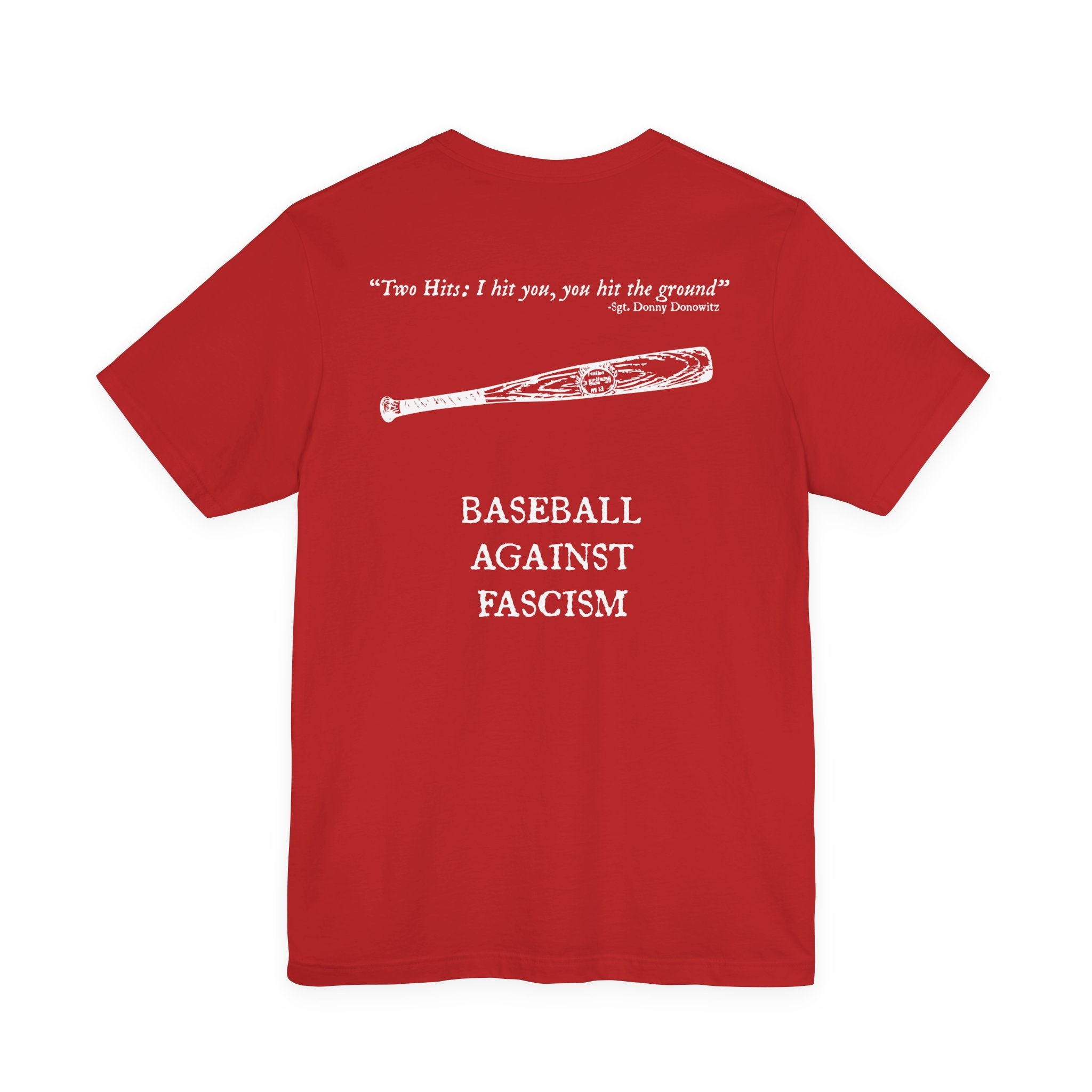 Baseball Against Fascism Unisex Jersey Short Sleeve Tee