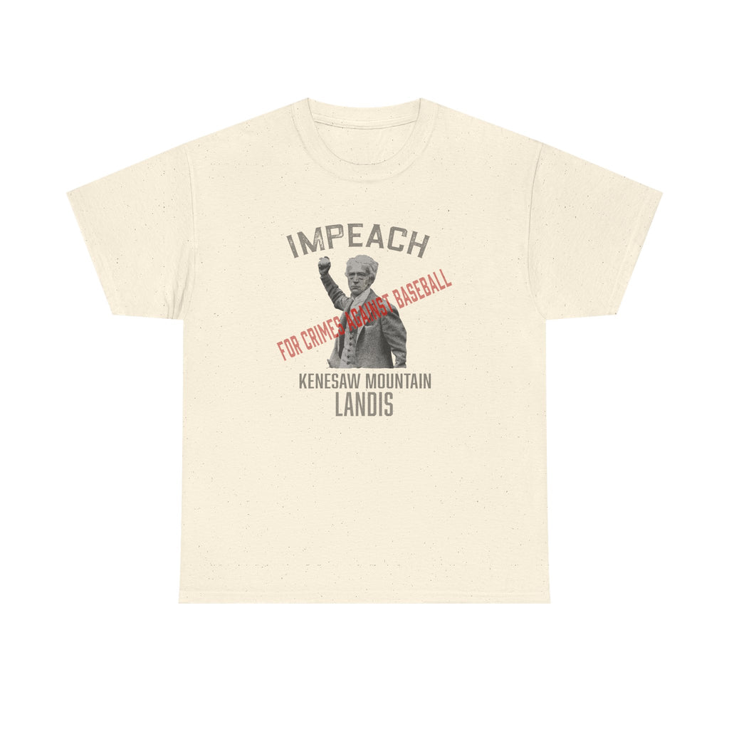 Impeach Landis Unisex Heavy Cotton Tee