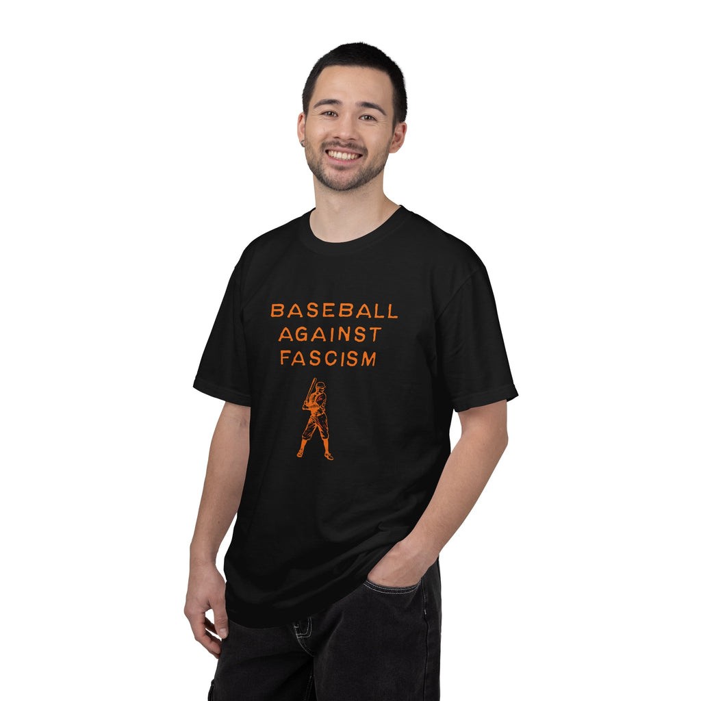 Baseball Against Fascism, Big Apple Night, Unisex Garment-Dyed T-shirt