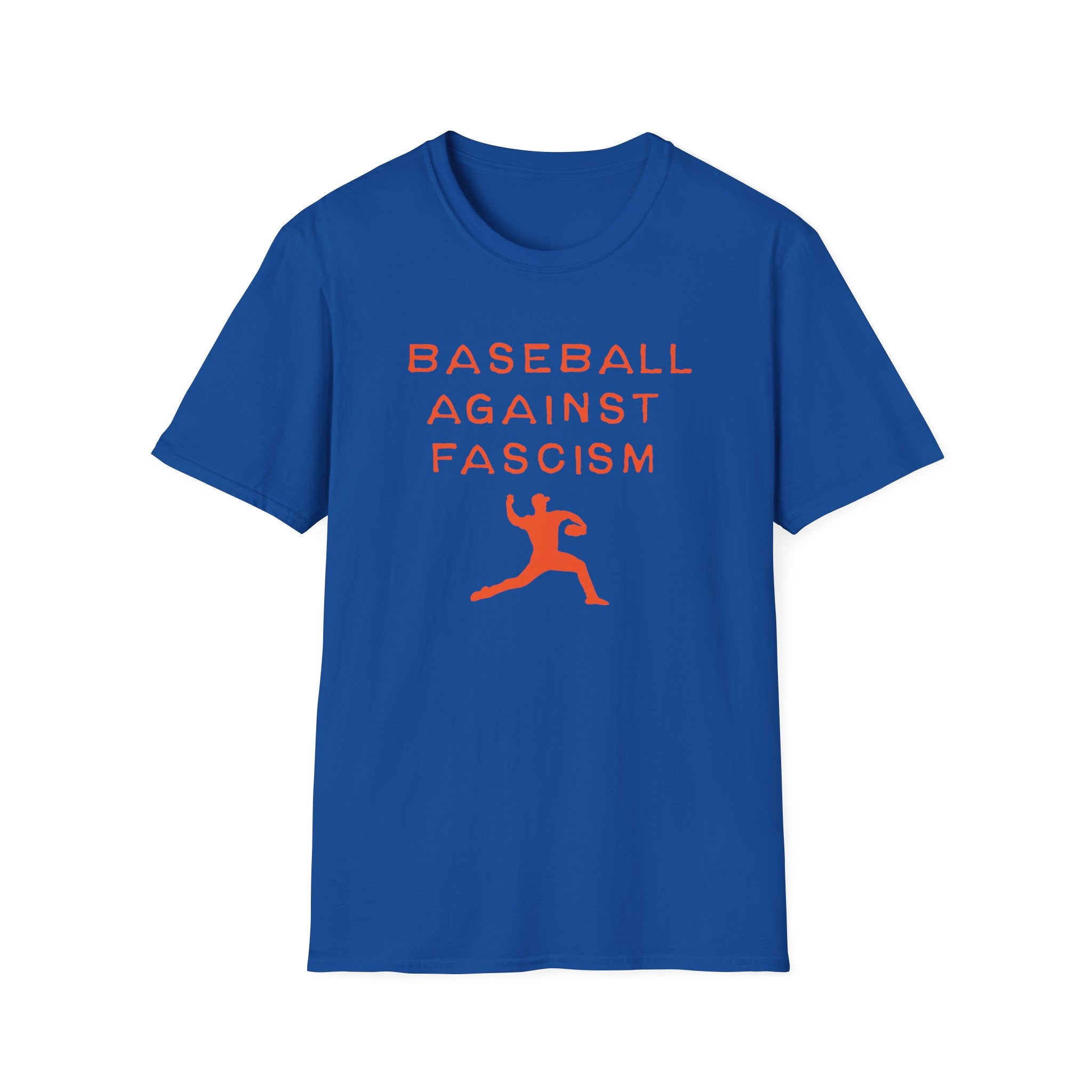 Baseball Against Fascism Big Apple Edition Unisex Softstyle T-Shirt