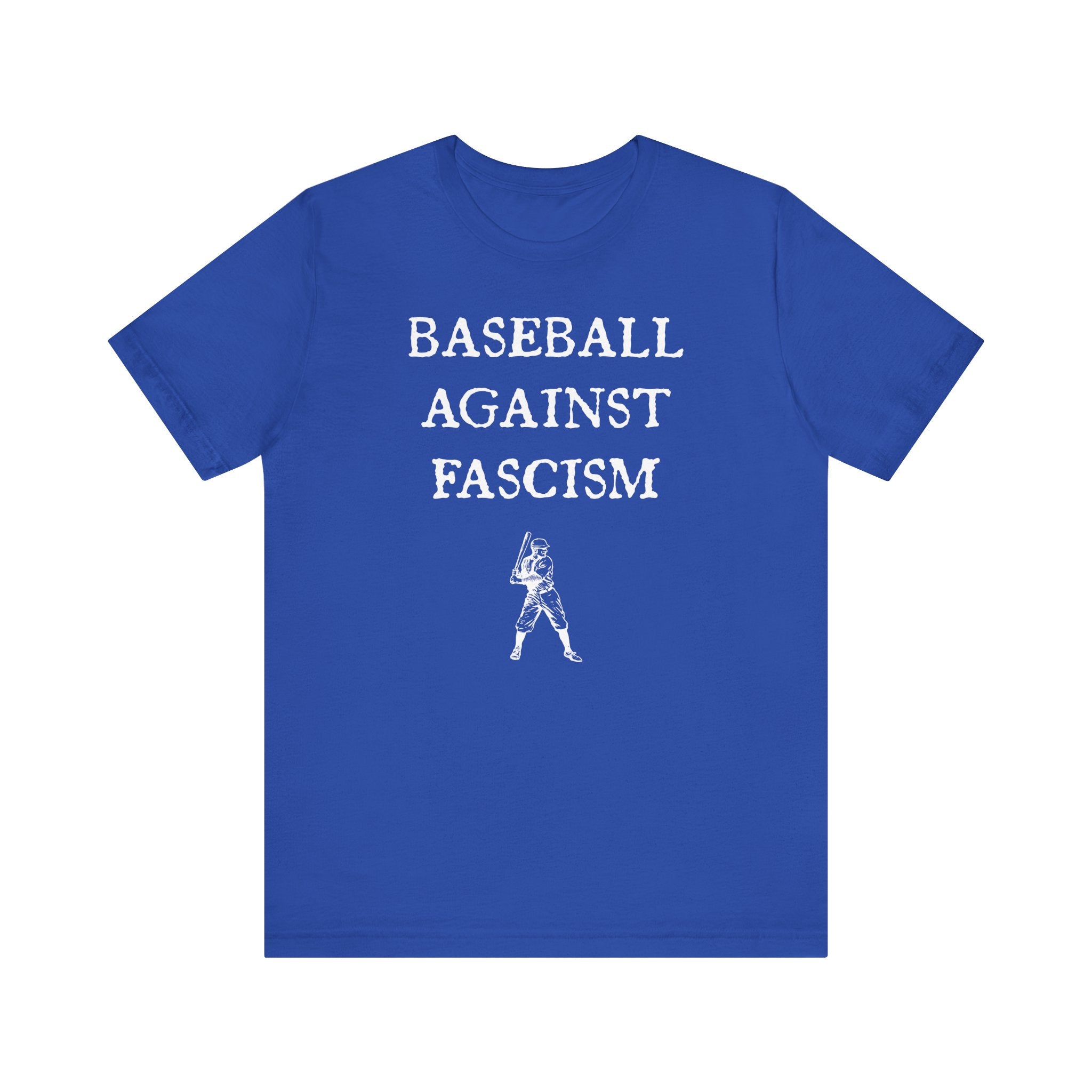 Baseball Against Fascism Unisex Jersey Short Sleeve Tee