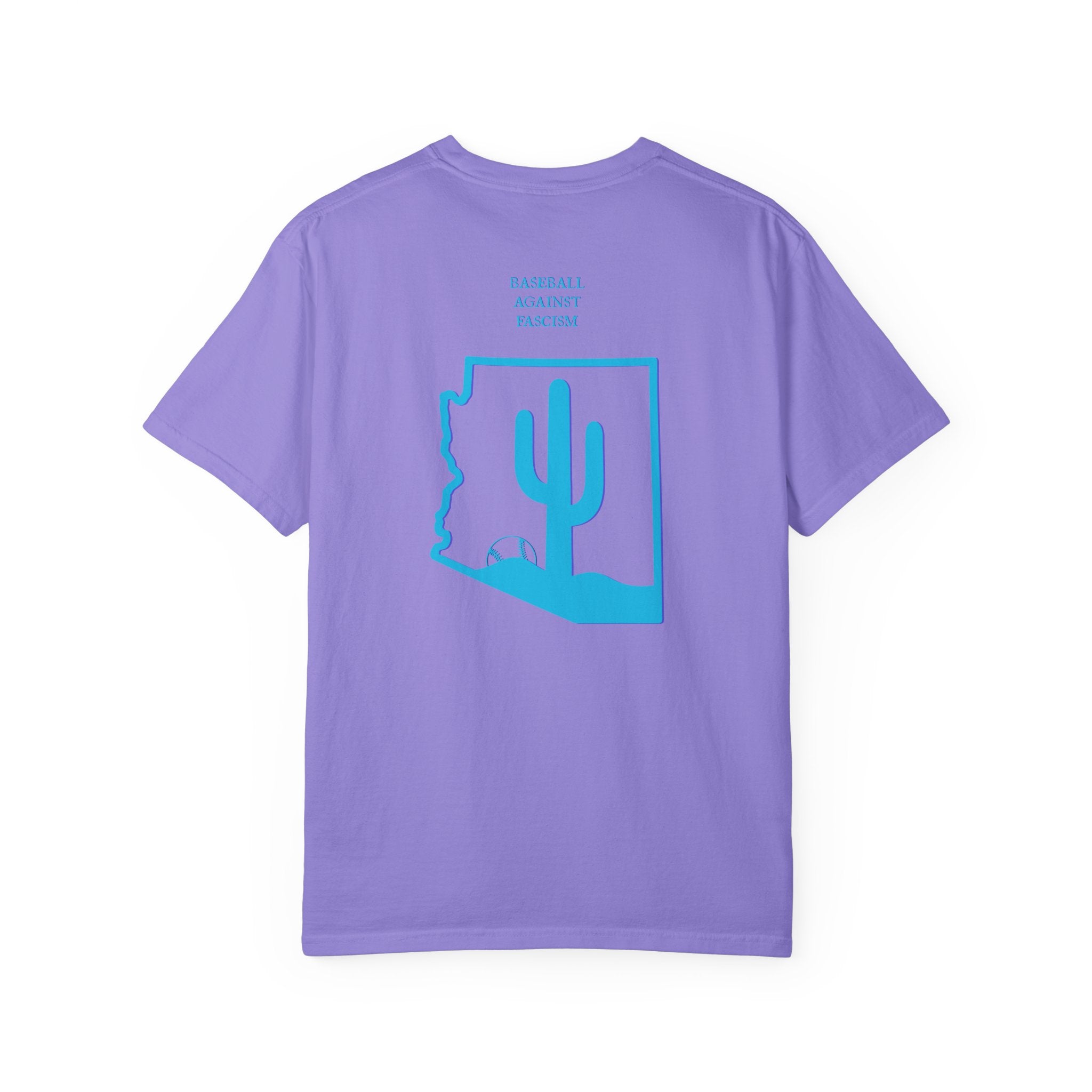 Arizona Baseball Against Fascism Unisex Garment-Dyed T-shirt