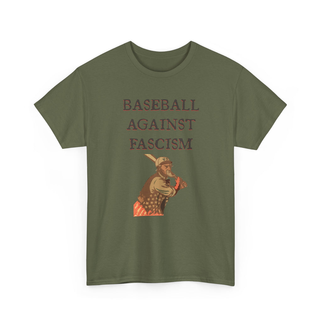 Unc Sam Baseball Against Fascism Tee