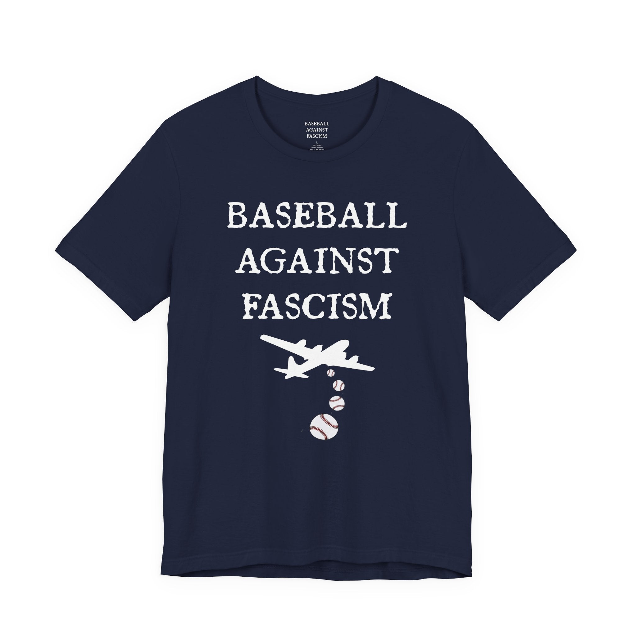 Bombers Baseball Against Fascism Unisex Jersey Short Sleeve Tee