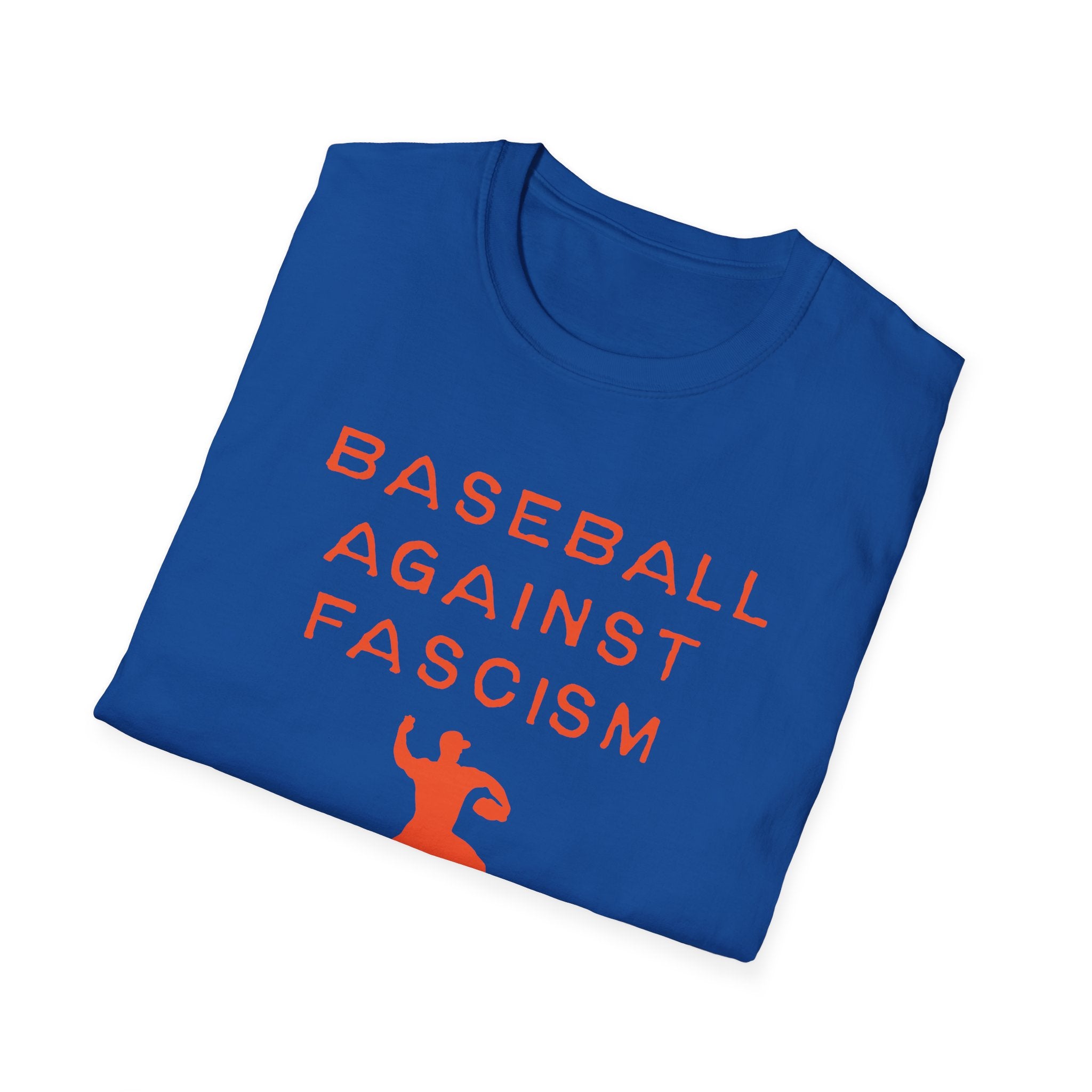 Baseball Against Fascism Big Apple Edition Unisex Softstyle T-Shirt