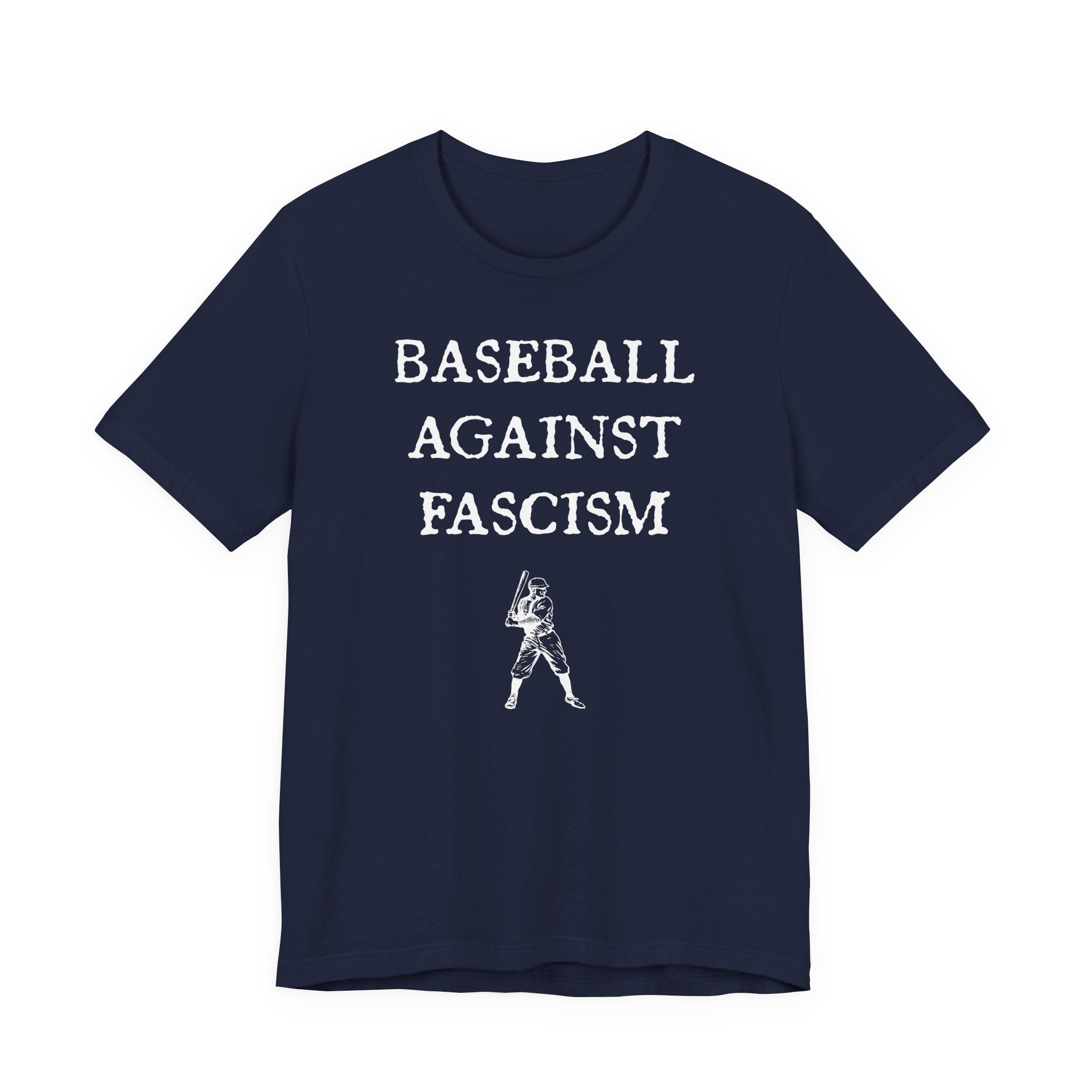 Baseball Against Fascism Unisex Jersey Short Sleeve Tee